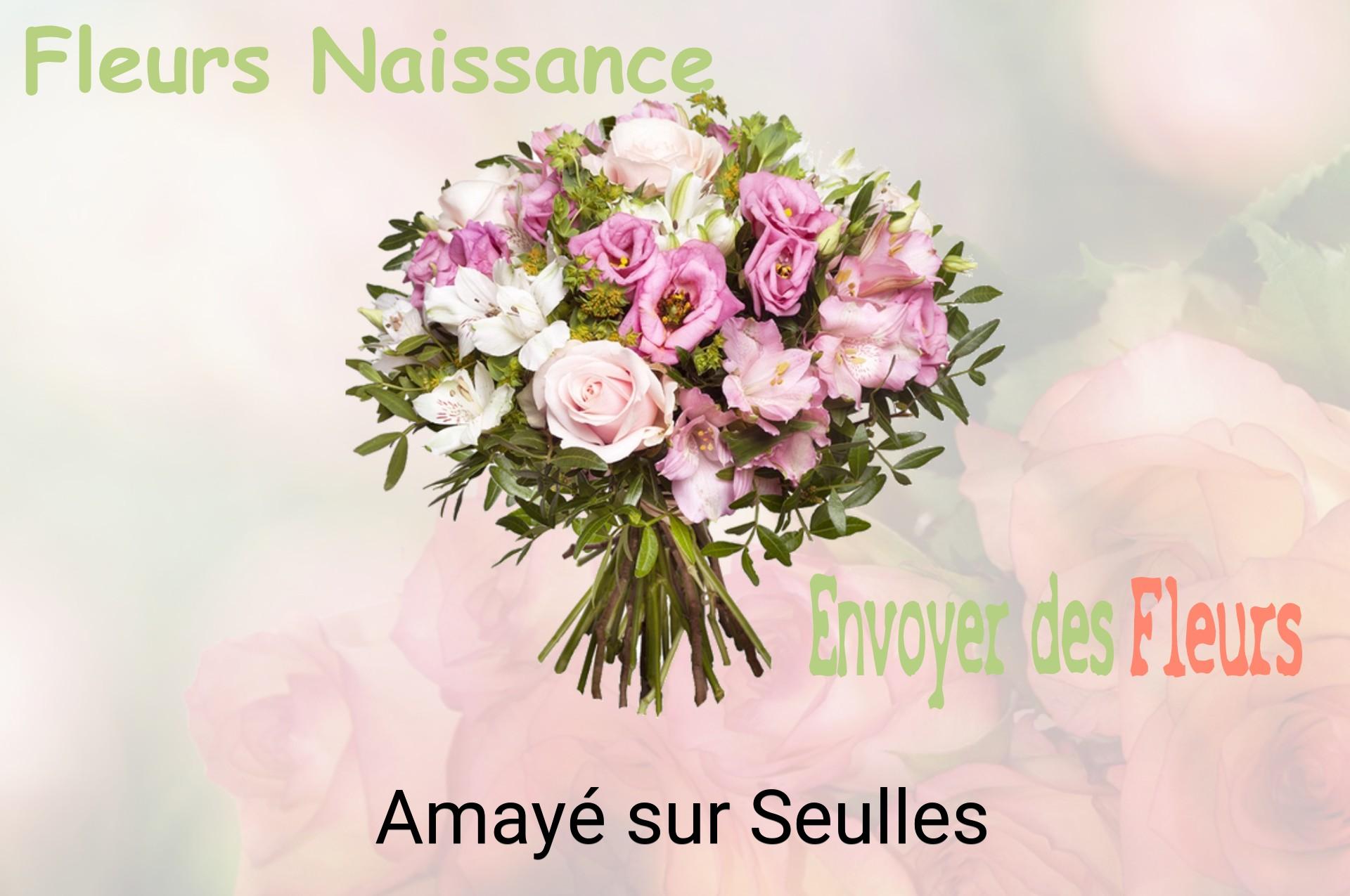 Bouquet de fleurs de naissance livré à Amayé-sur-Seulles